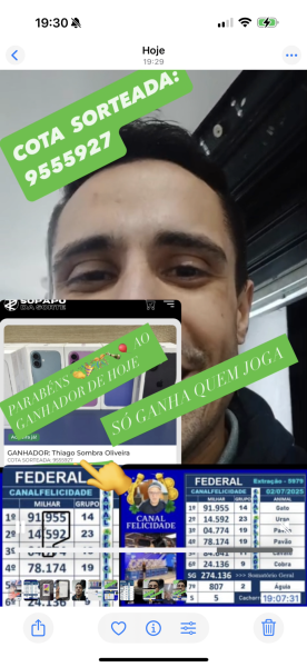 GANHADOR: Thiago Sombra Oliveira