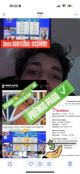 GANHADOR: JOAO ITALO SENA DOS SANTOS